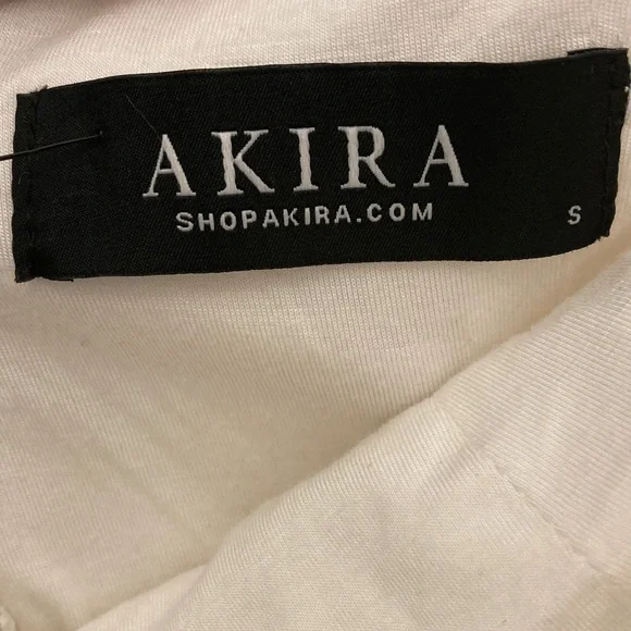 AKIRA White Gem-Embellished Bustier - Picture 2 of 4